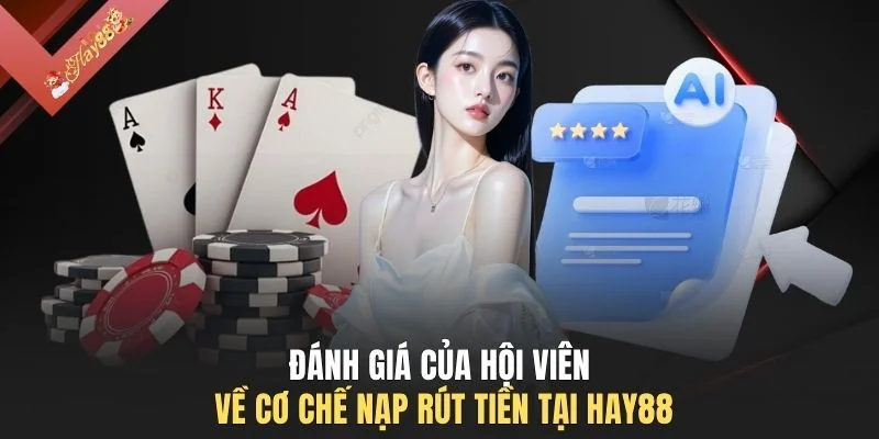 Đánh giá của hội viên về cơ chế nạp rút tiền tại HAY88